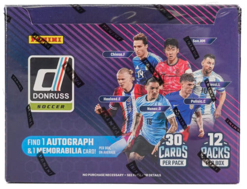 🔥 2024-25 Panini Donruss Soccer Hobby Box - 1 Auto, 1 Mem, 12 Optic Per Box! 🔥